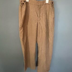 Banana Republic- Wool Ankle Trouser- Tan Size 12
